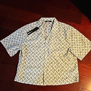 NovaMen LG  tan/grey shirt